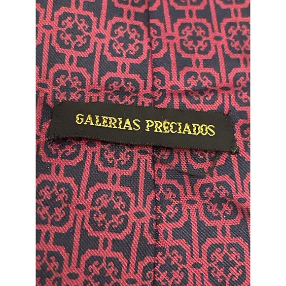 Galerias Preciados 100% Silk Men’s Neck Tie - Picture 8 of 9